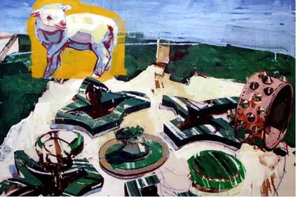 Fat of the Lamb 80x110cm 2001 Oil on Canvas