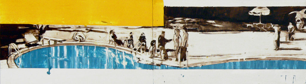 Paradise Island 2001 Oil on Paper