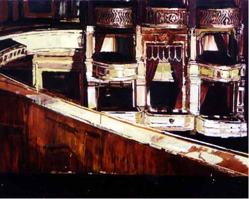 Theatre 72x90cm 2001 Oil on Canvas